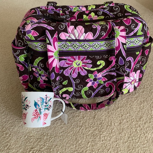 Vera Bradley Cotton Weekender; Shoulder, Satchel, Duffel, Travel,… - Picture 5 of 12